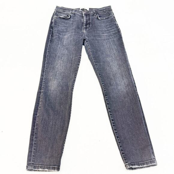 Current Elliott Skinny Jeans Charcoal Denim Jeans Zip Fly Size 28 - Picture 2 of 9
